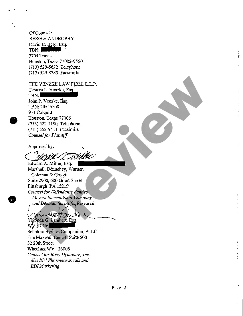 Preview A05 Stipulation of Dismissal