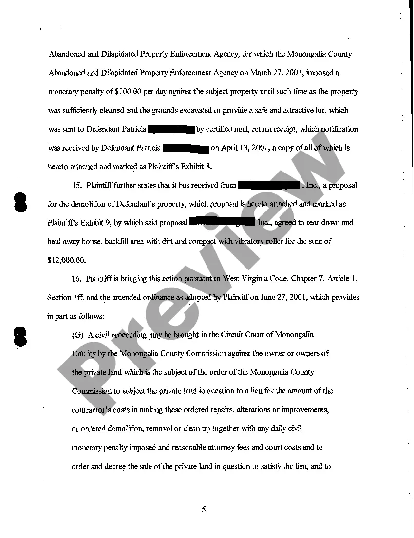 Preview A02 Compliant for Eminent Domain Dilapidated Property