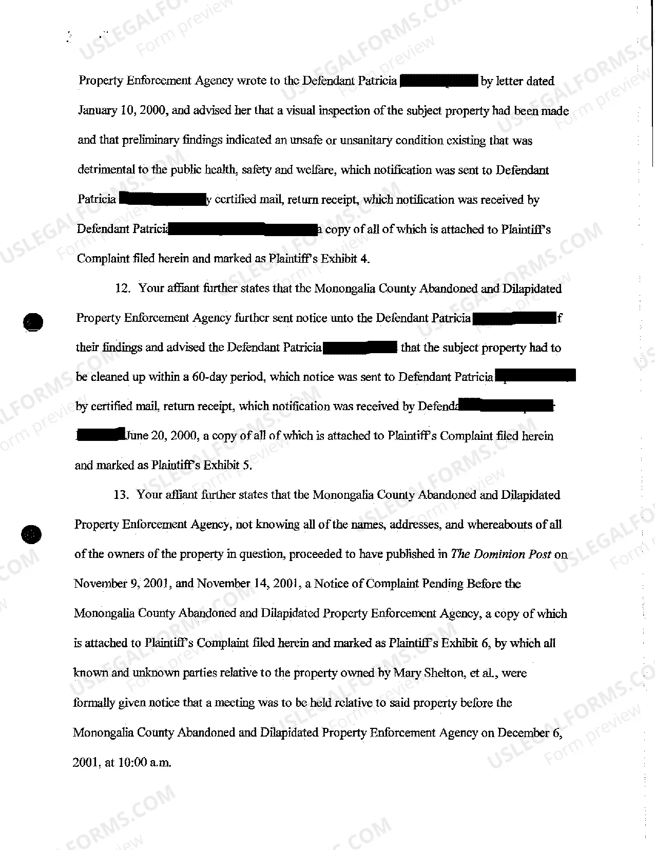 Preview A07 Affidavit