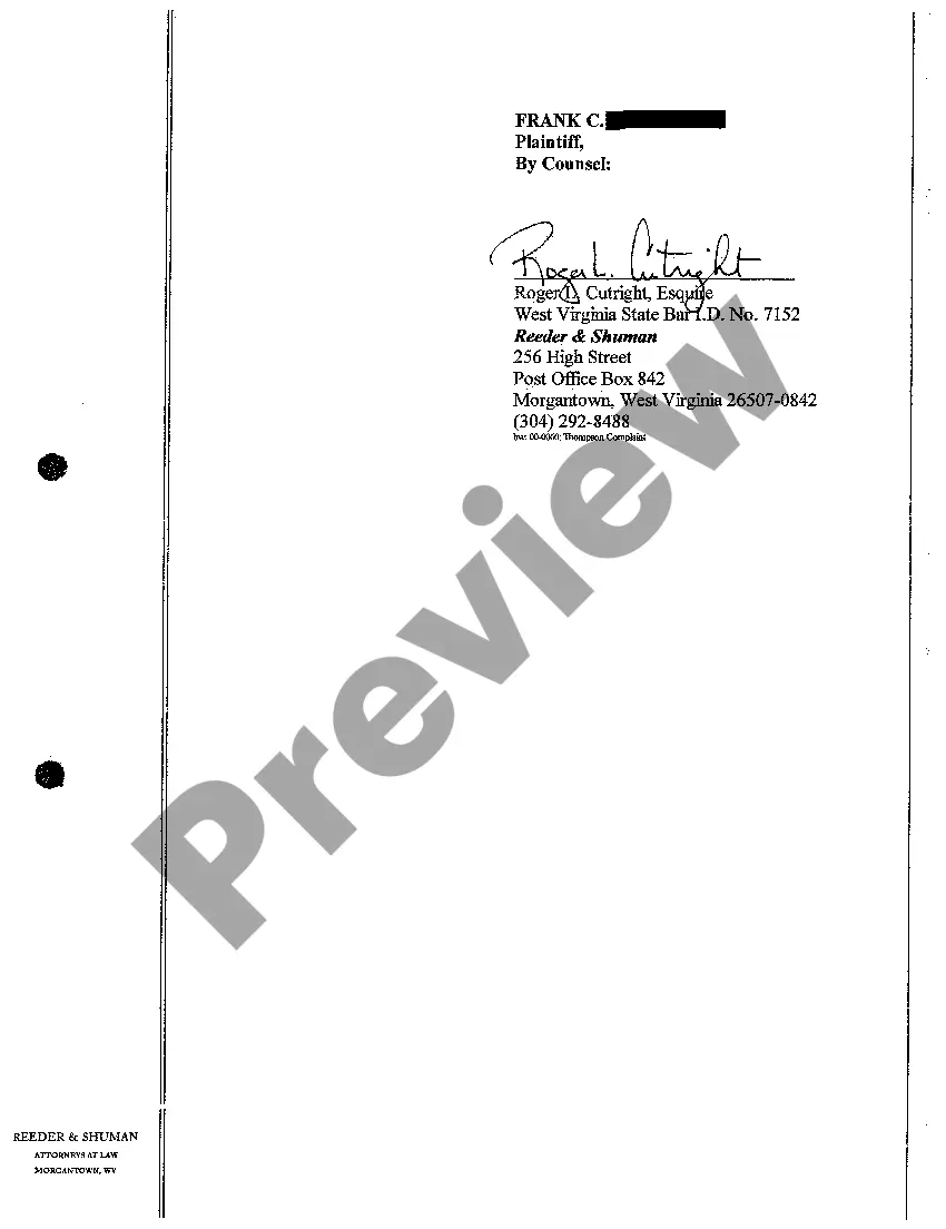 Preview A02 Complaint for Injunction and Specific Performance of Real Estate Sale Contract