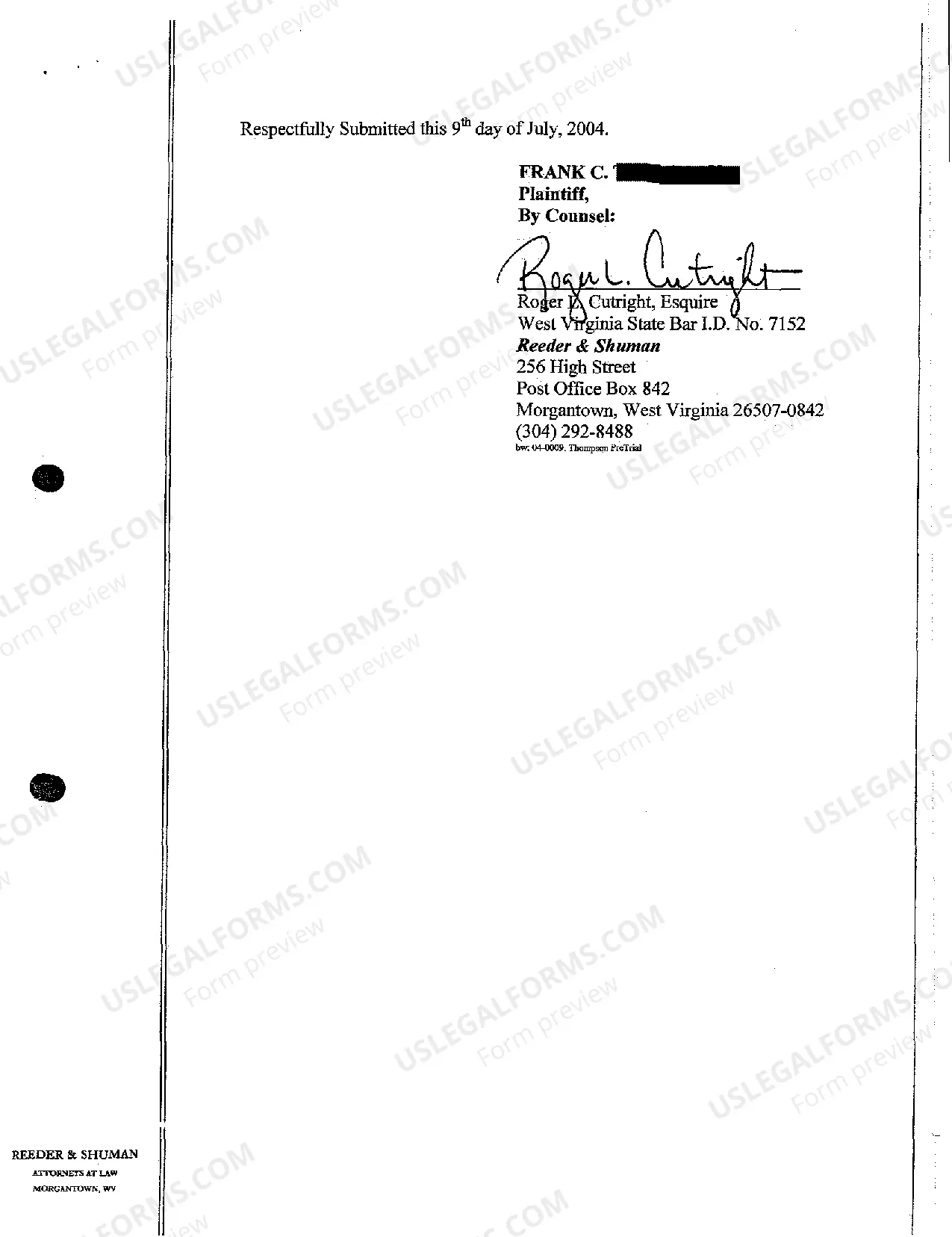 Preview A06 Plaintiff's Pretrial Memorandum