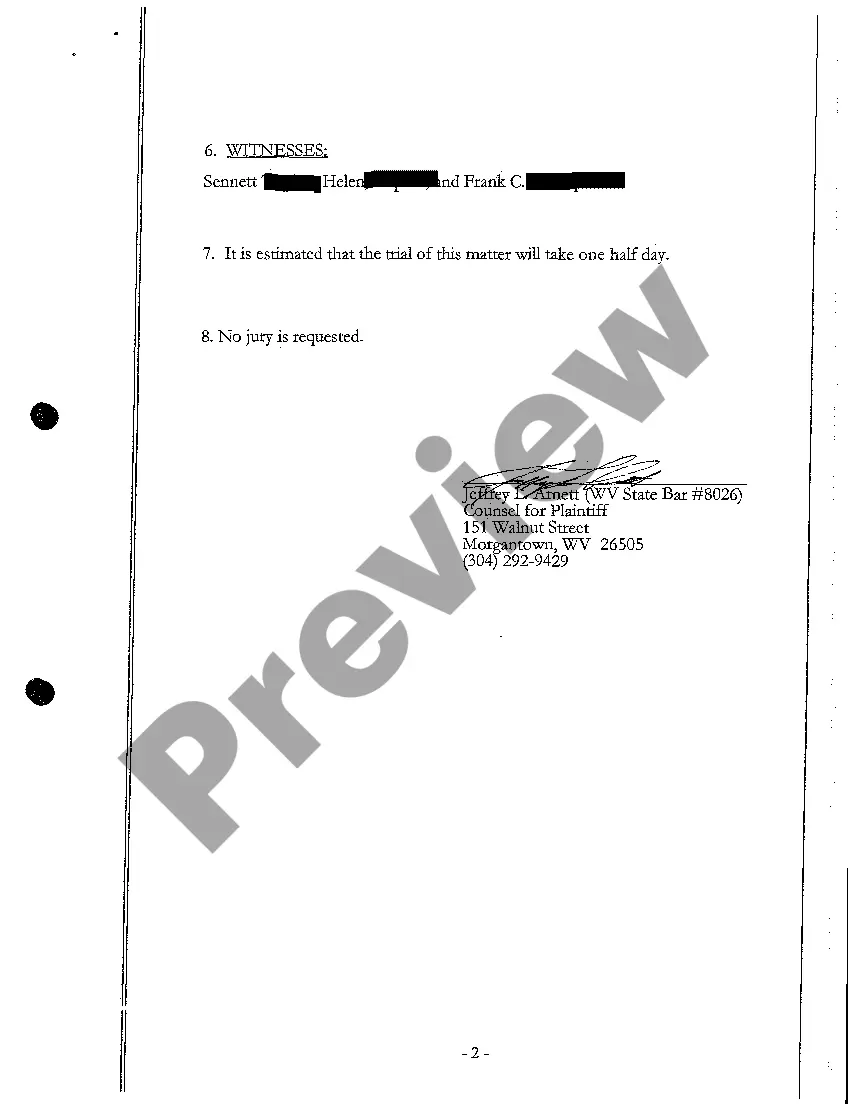 Preview A07 Pretrial Memorandum