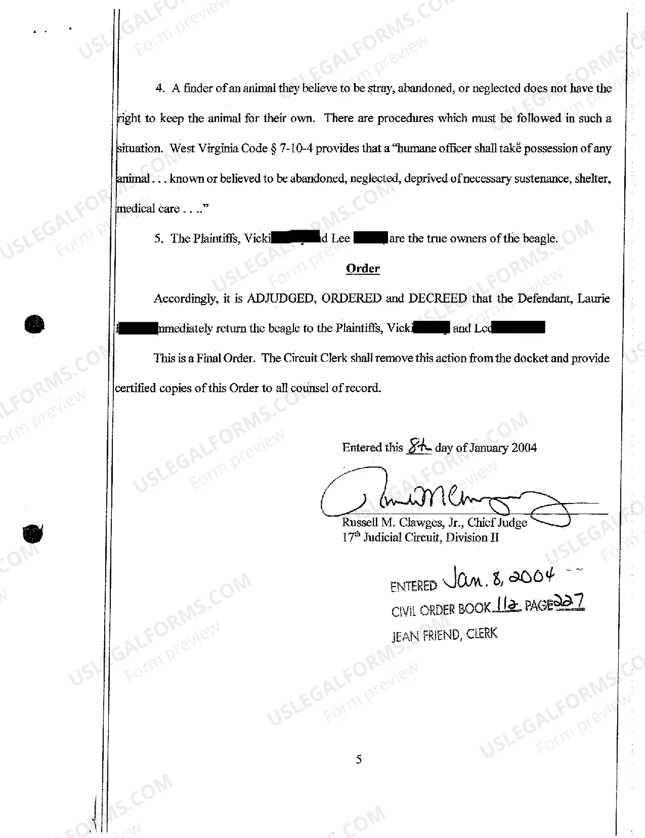 Preview A13 Trial Judgment Order