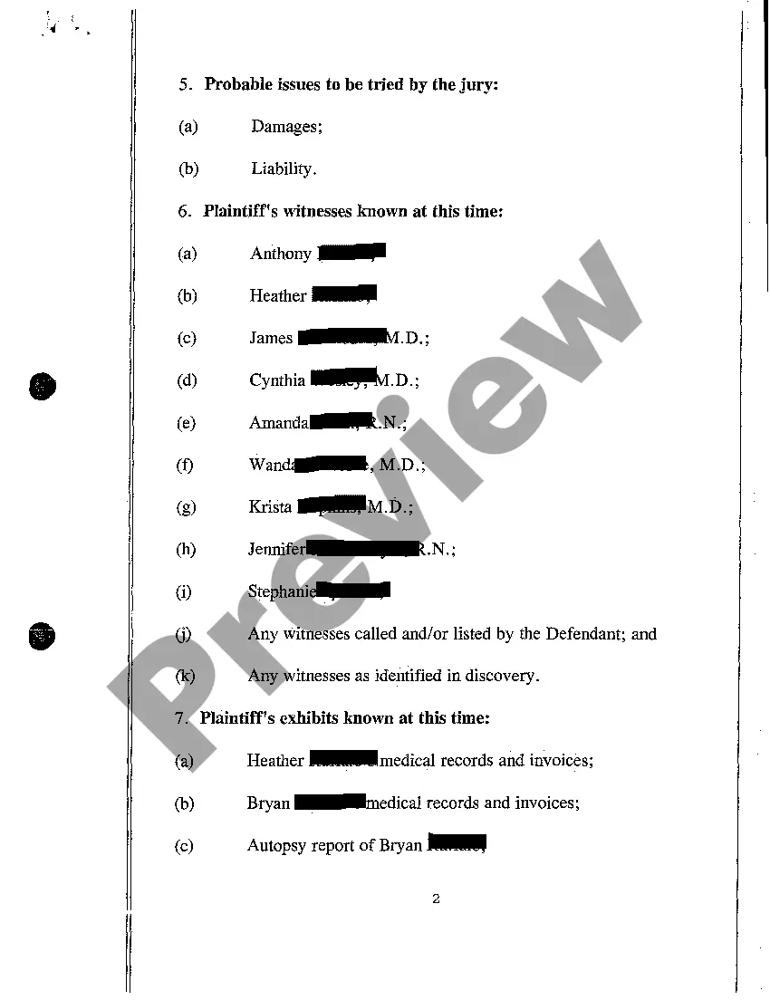 Get A05 Plaintiff's Pretrial and Scheduling Memorandum Preview A05 Plaintiff's Pretrial and Scheduling Memorandum
