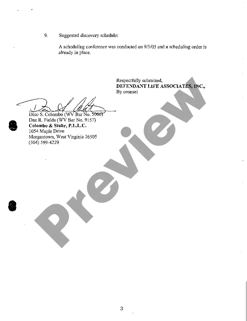 Preview A06 Defendant's Pretrial Scheduling Conference Memorandum