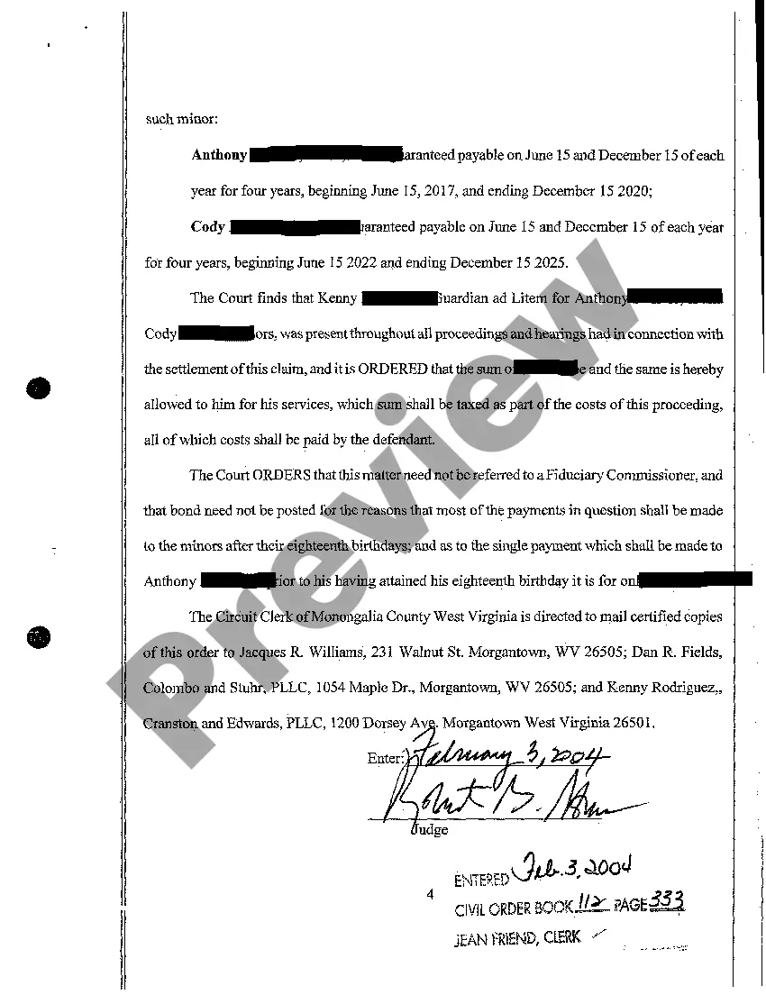 Get A11 Order Approving Settlement Preview A11 Order Approving Settlement