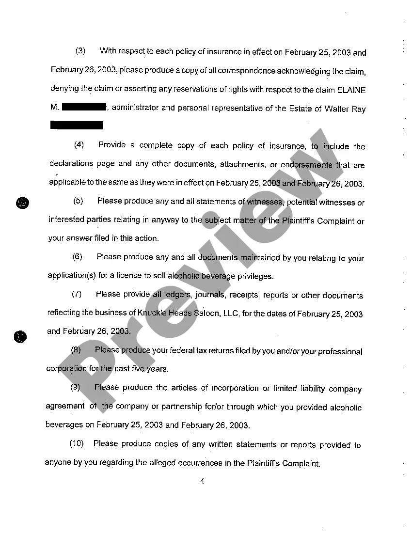 Get A02 Plaintiff's First Set of Combined Discovery Requests to Defendant Preview A02 Plaintiff's First Set of Combined Discovery Requests to Defendant