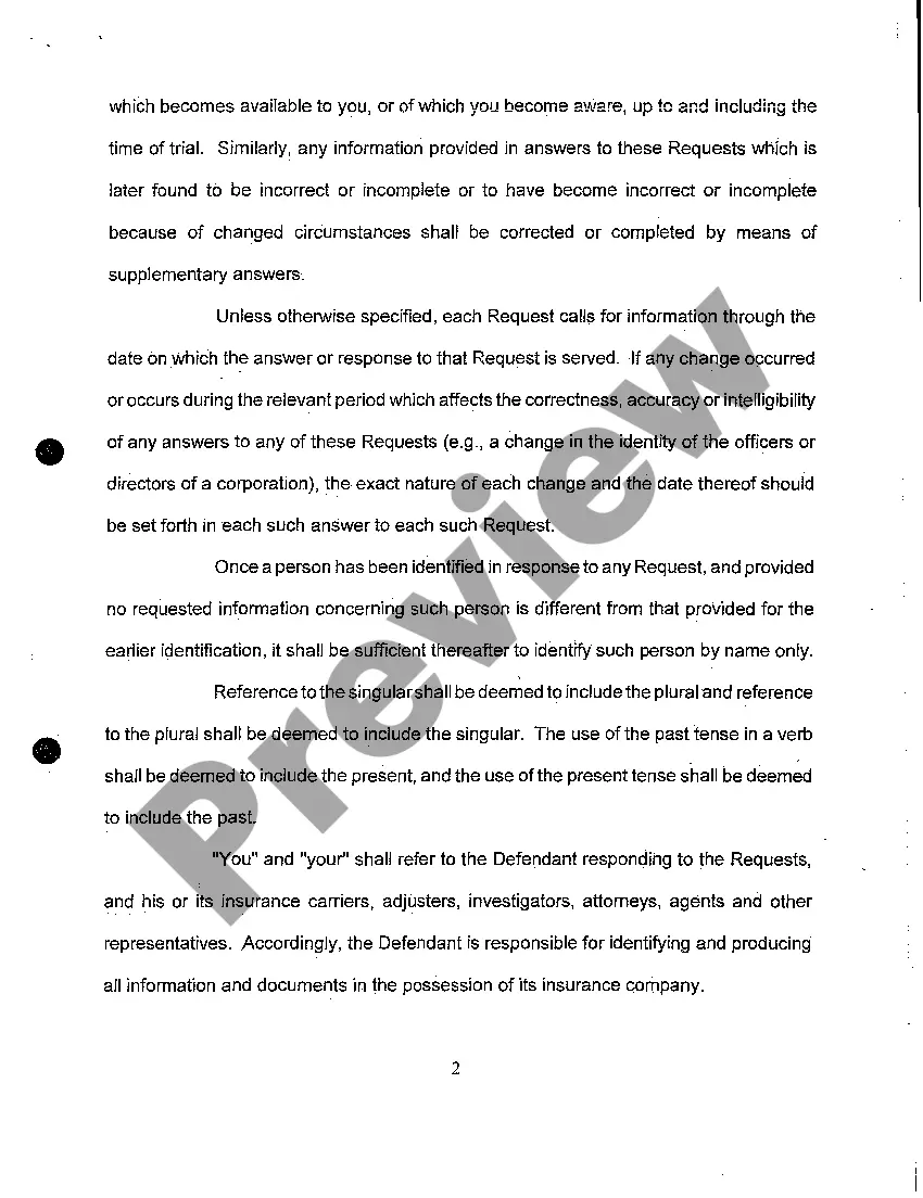 Preview A12 Plaintiff's First Set of Combined Discovery Requests to Defendant