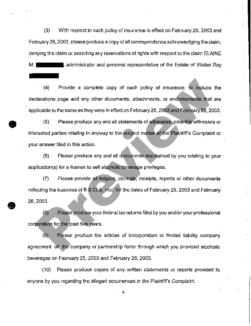 Preview A12 Plaintiff's First Set of Combined Discovery Requests to Defendant