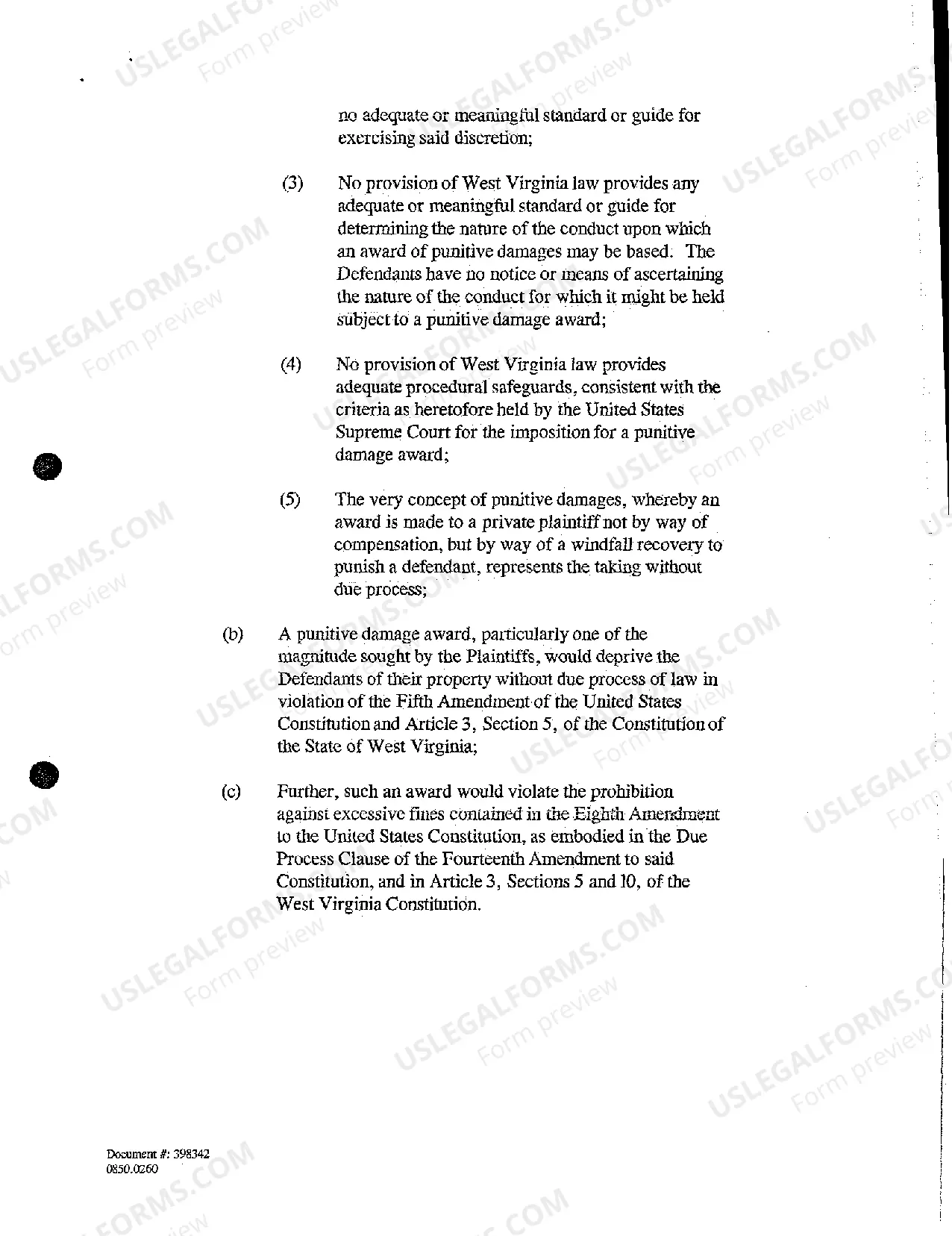 Preview A05 Answer and Affirmative Defenses