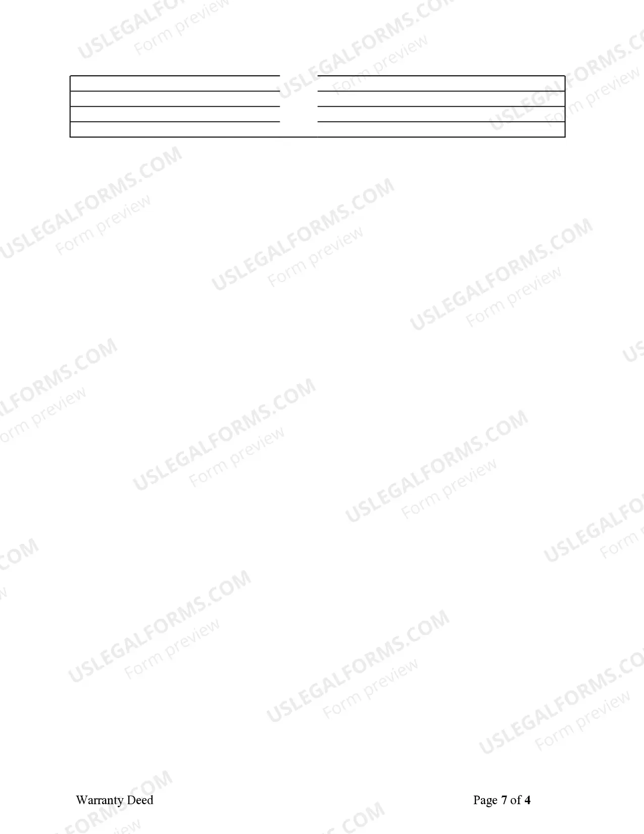 Preview Warranty Deed where Grantor Conveys Life Estate Interest to Husband and Wife