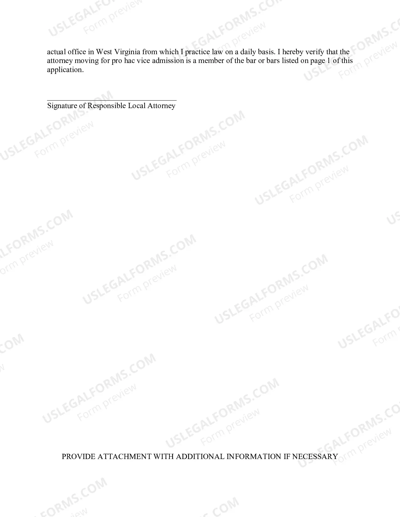 Preview Application to Proceed Pro Hac Vice in a Bankruptcy Case