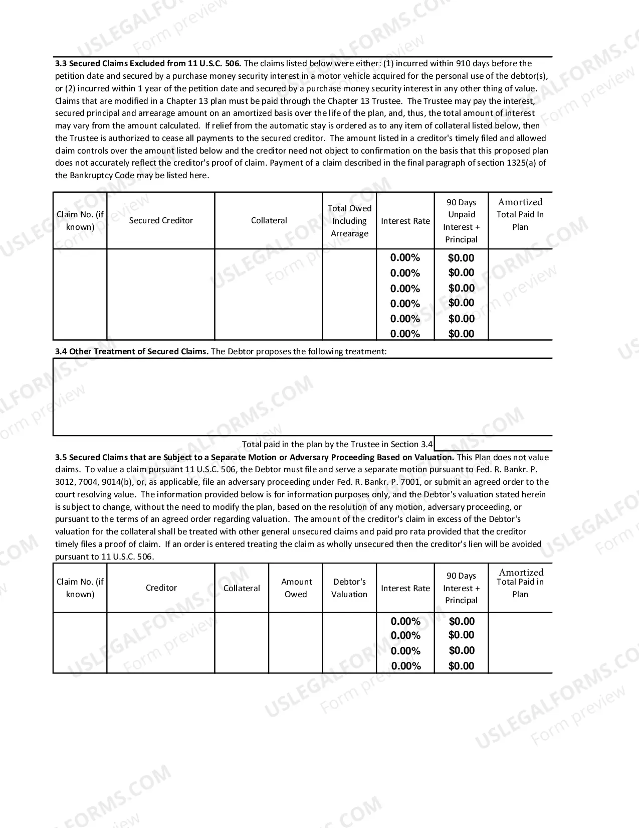 Preview Chapter 13 Model Plan