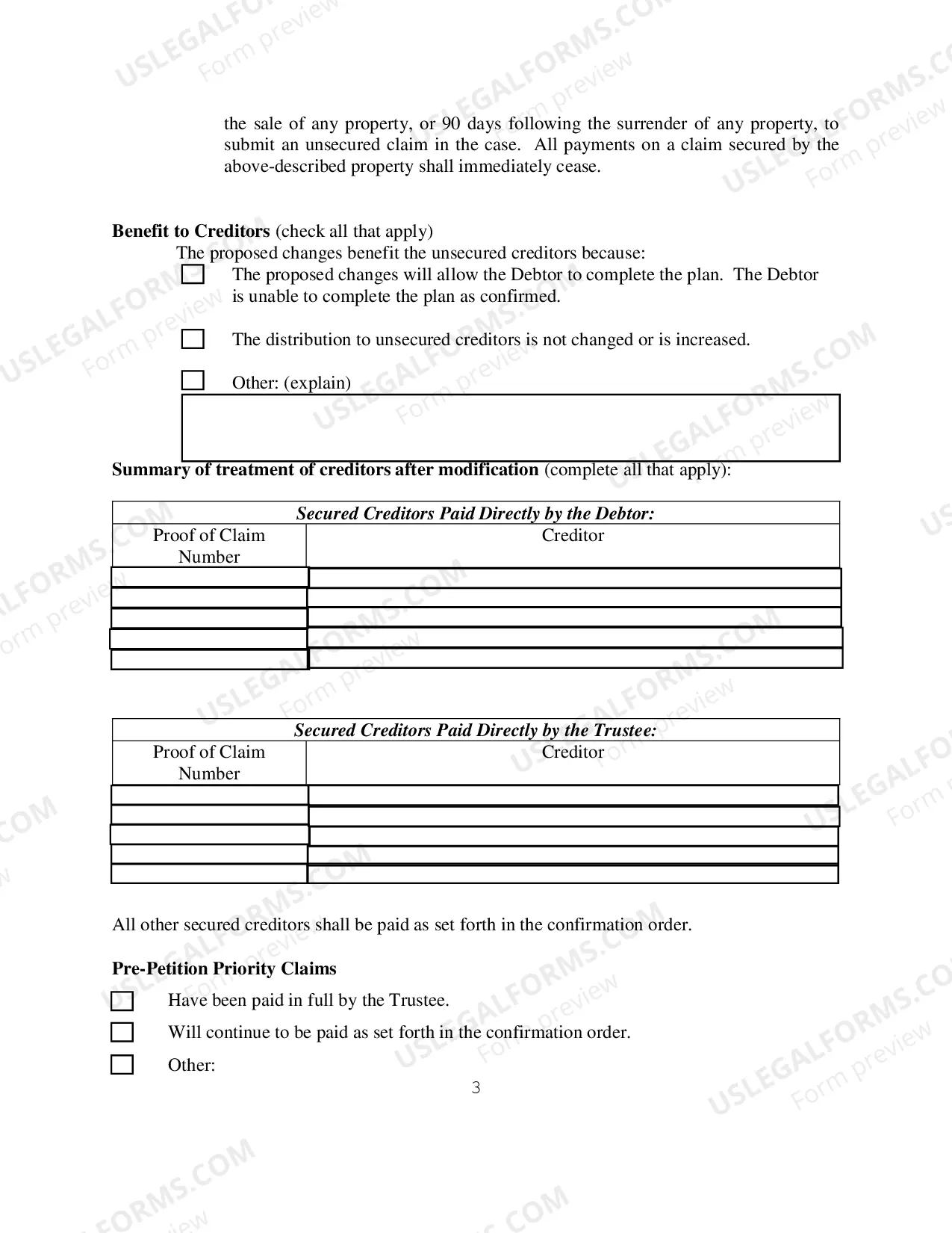 Preview Joint Stipulation and Order Authorizing Plan Modification