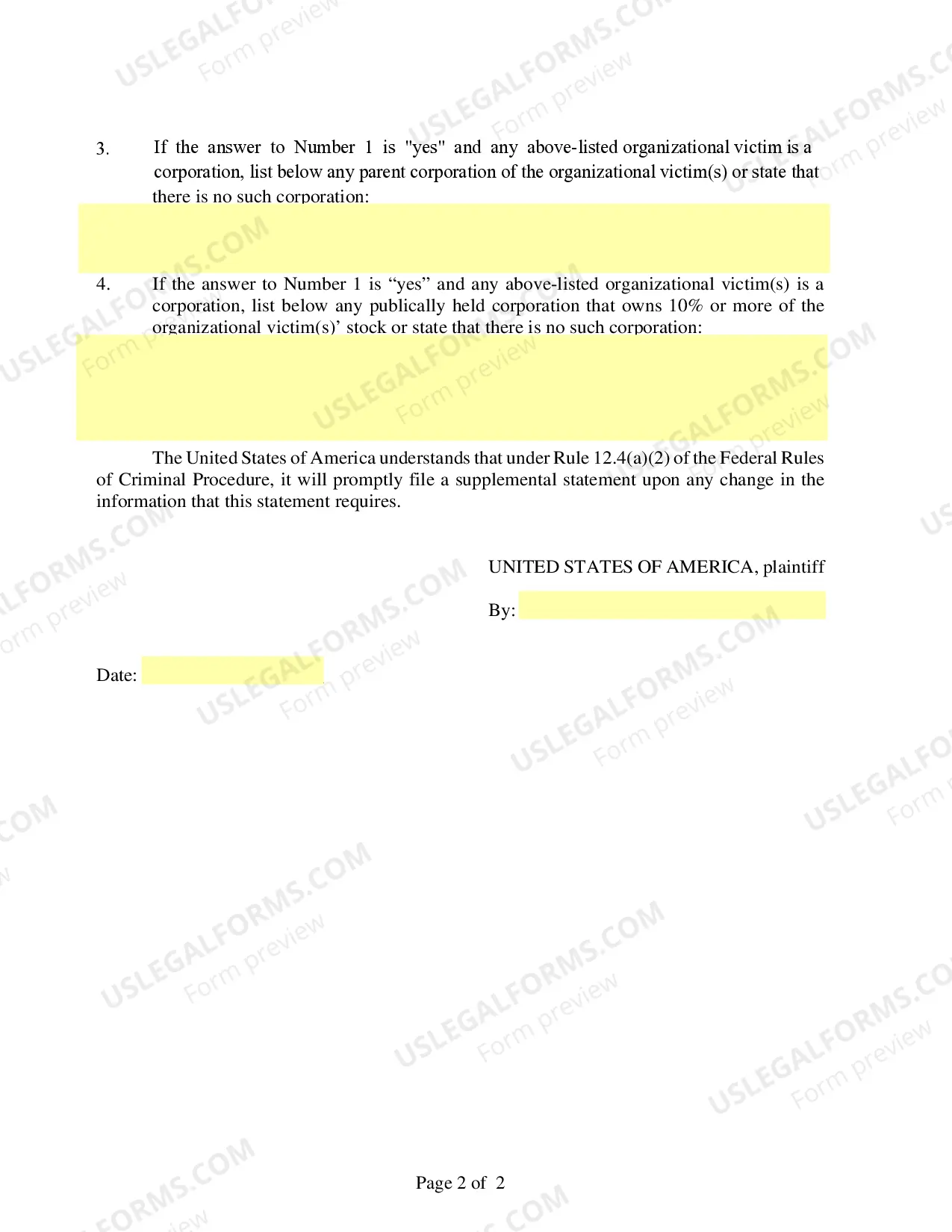 Preview Government Corporate Disclosure Statement
