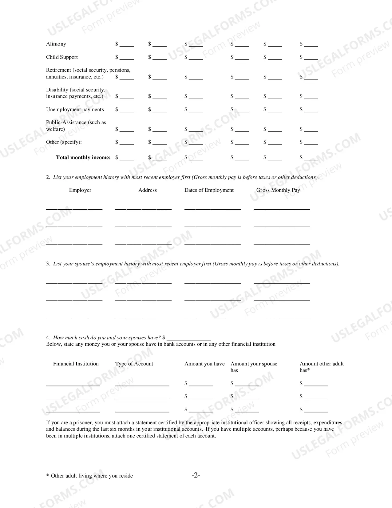 Preview IFP Affidavit