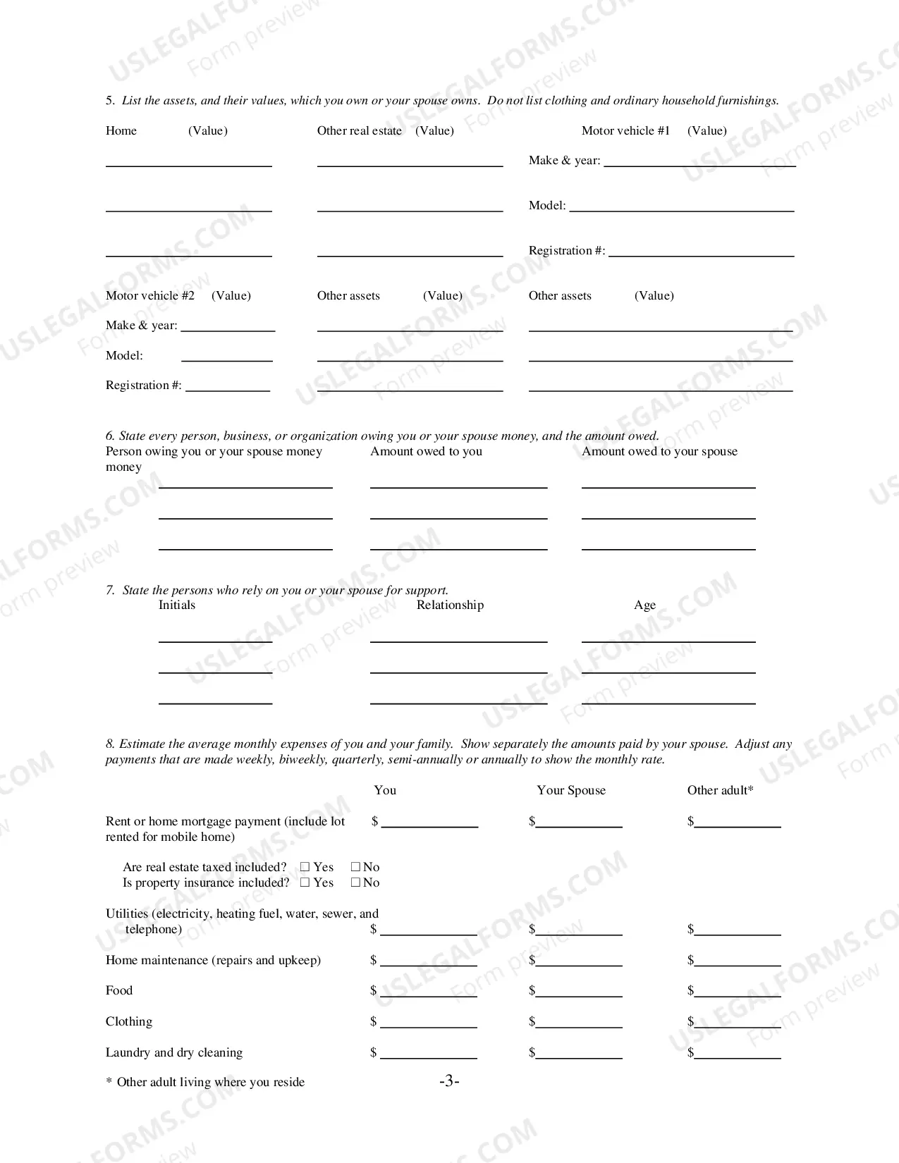 Preview IFP Affidavit