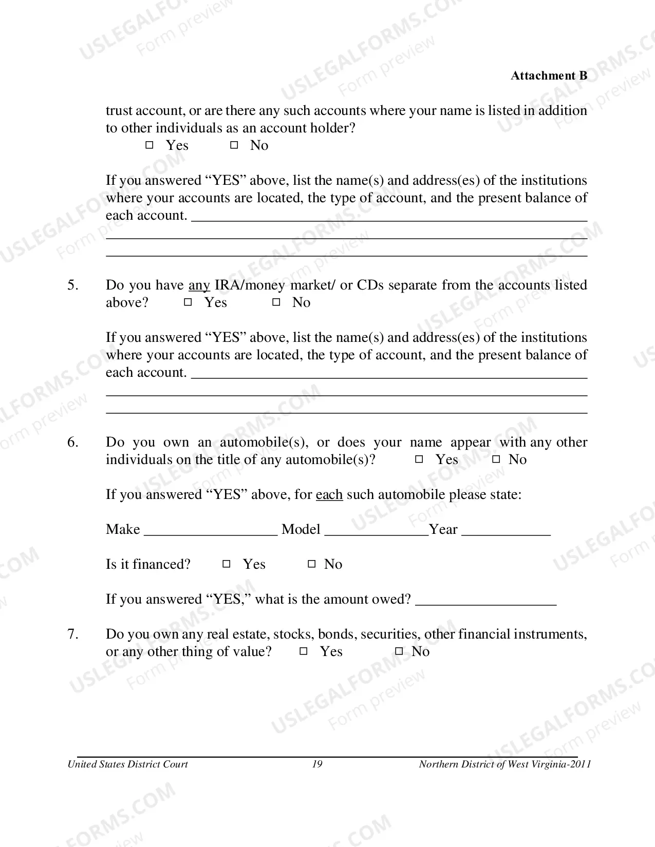 Preview Petition and Affidavit to Pay Without Prepayment of Fees (IFP)