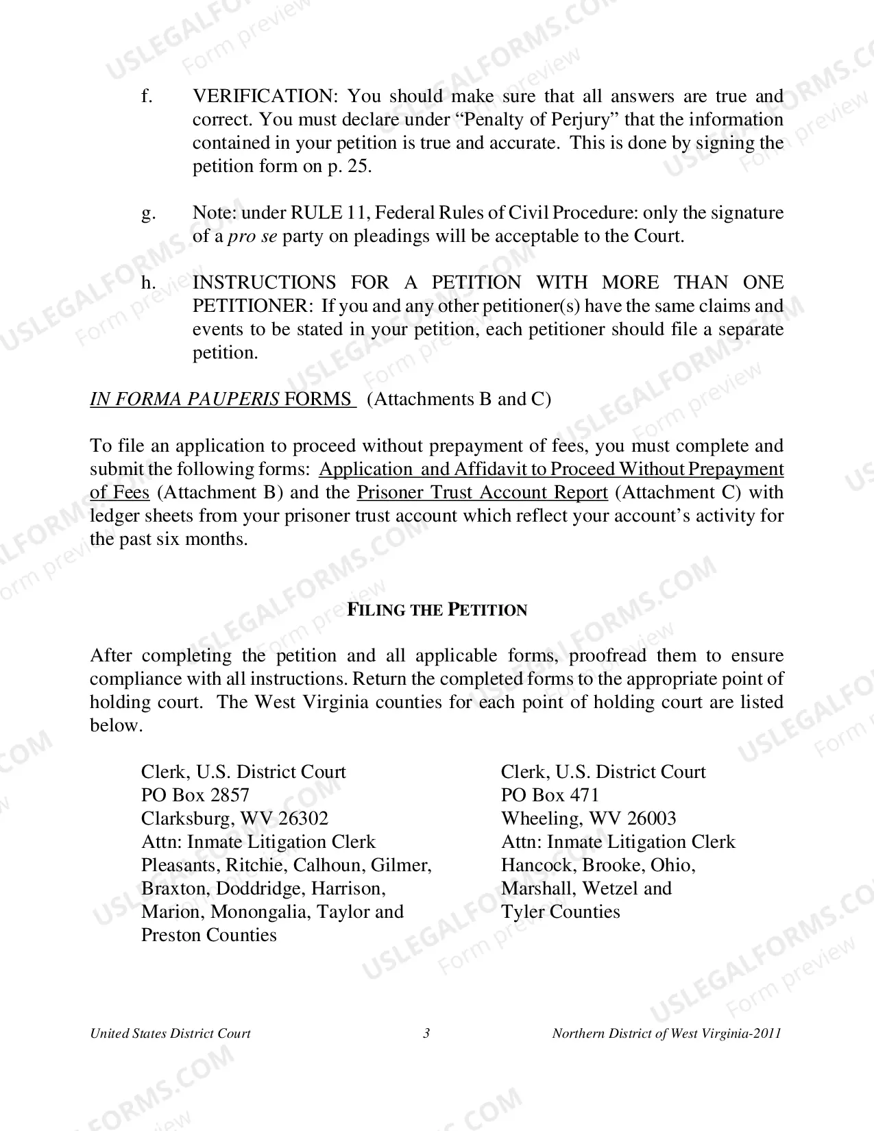 Preview State Habeas Corpus Package - 28 U.S.C. ' 2254
