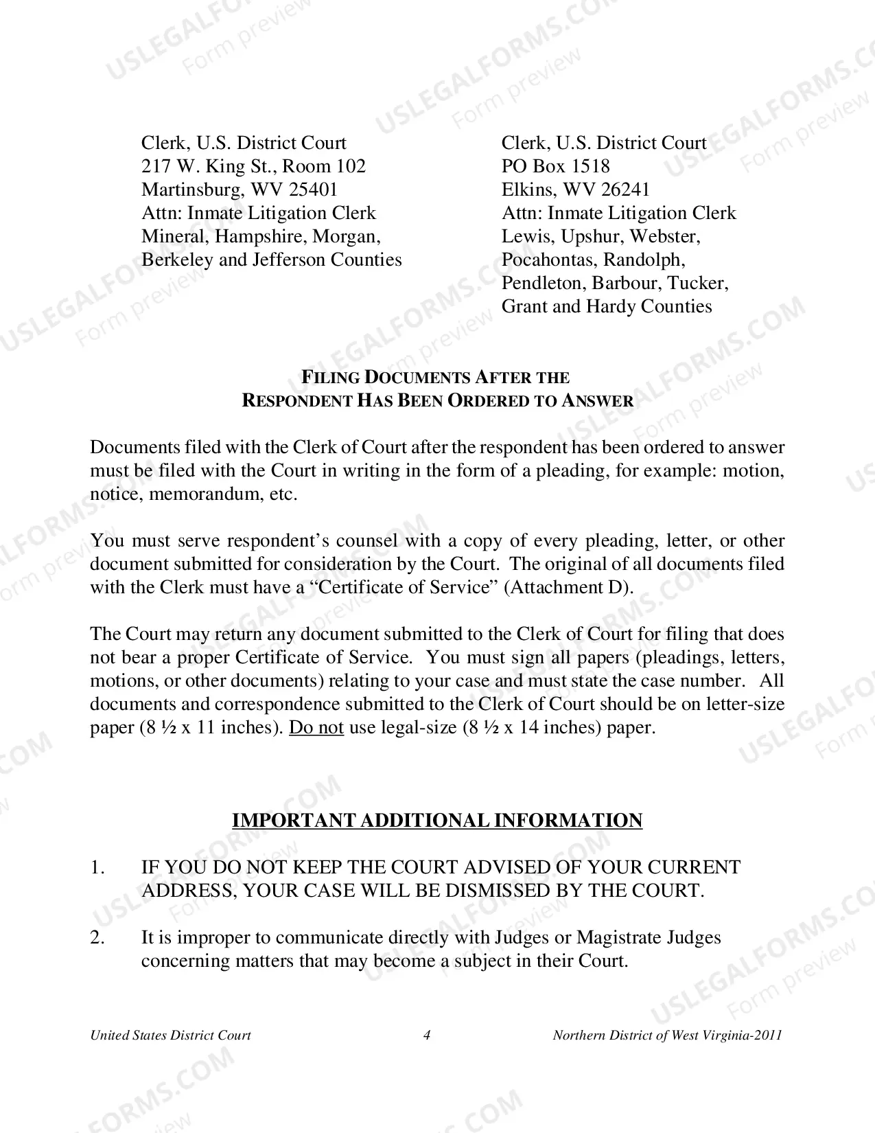 Preview State Habeas Corpus Package - 28 U.S.C. ' 2254