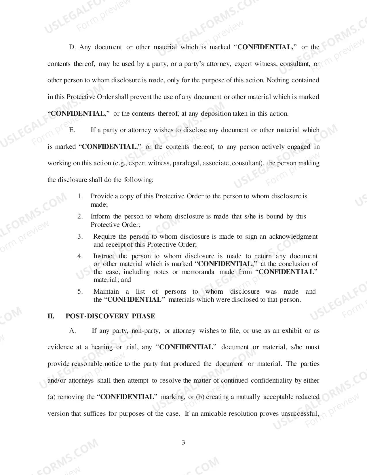Preview Agreed Protective Order (L R Civ P 26.4)