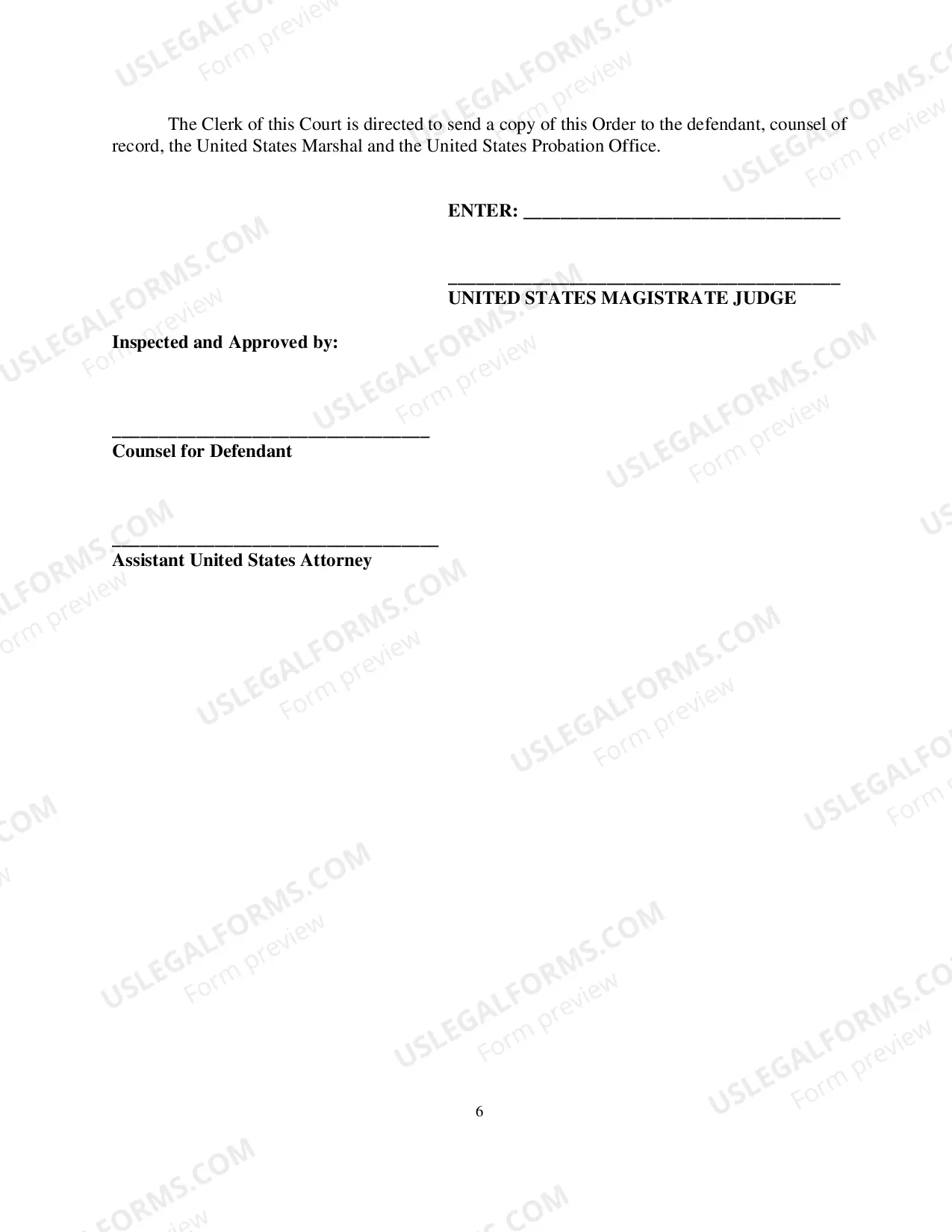 Preview Arraignment Order and Standard Discovery Requests (L R Cr P 16.1)