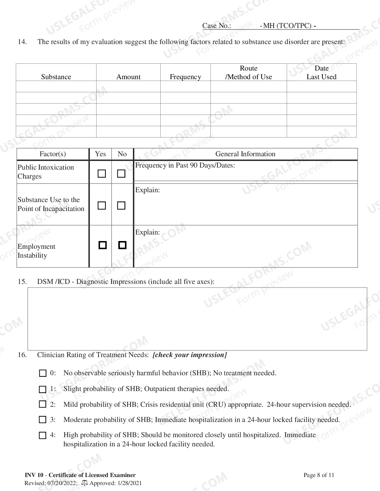 Preview Certificate of Licensed Examiner