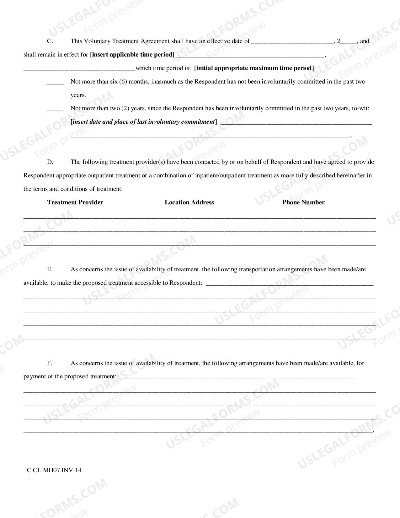 Preview Voluntary Treatment Agreement(VTA)