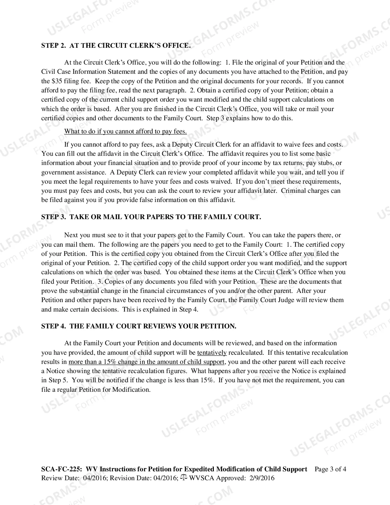 Preview Instructions