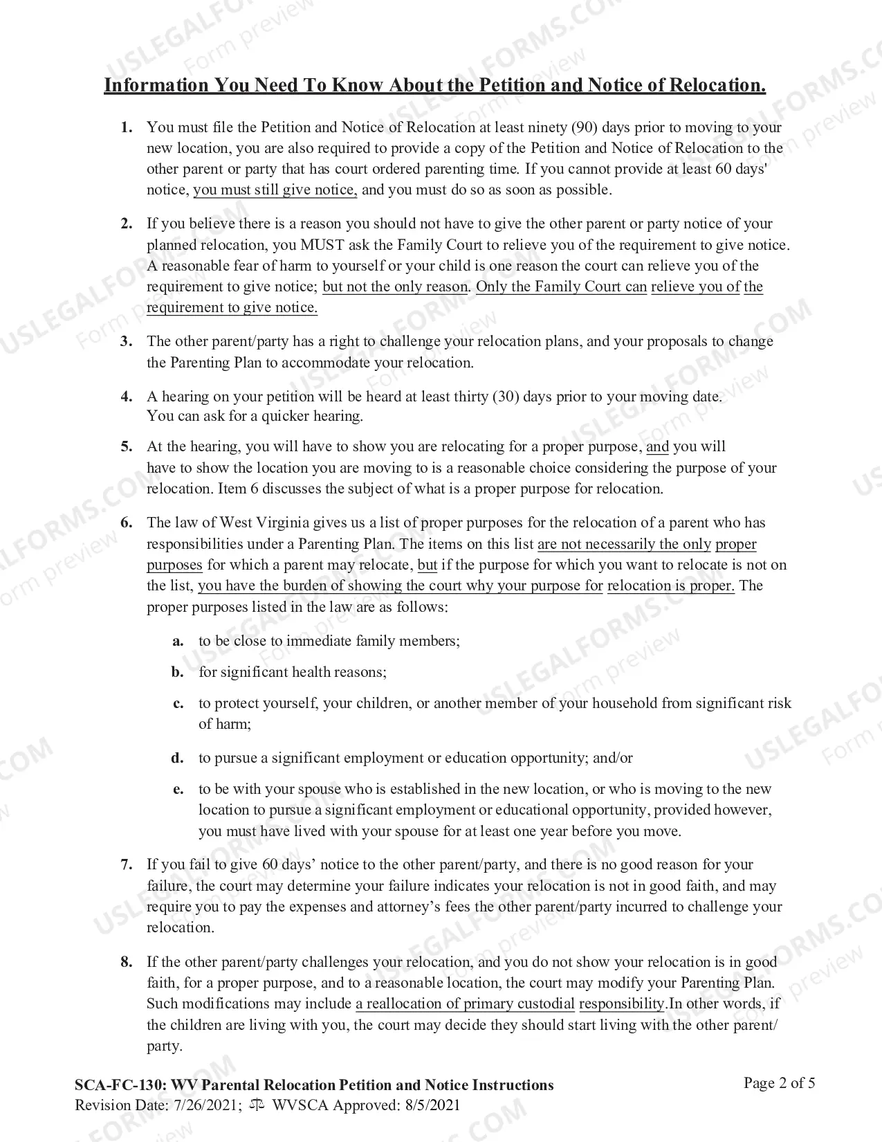 Preview Instructions