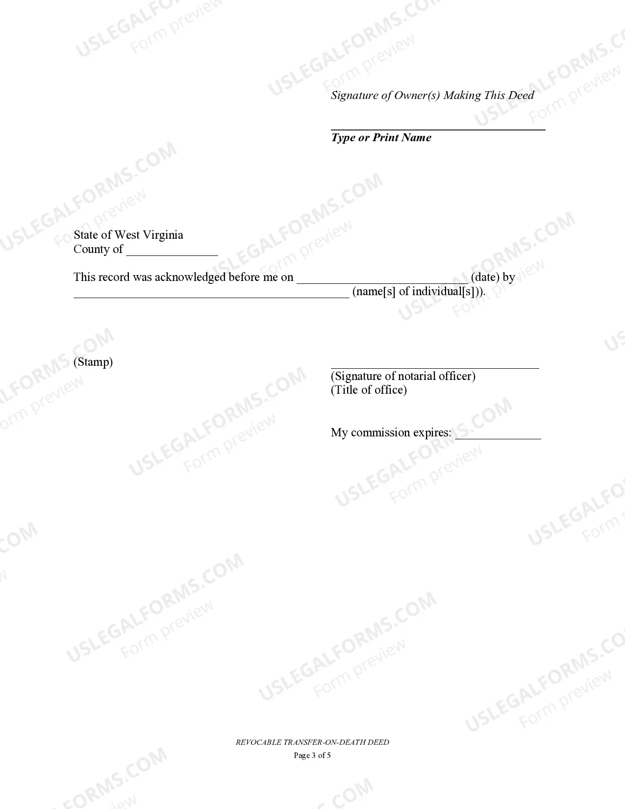 Preview Transfer on Death Deed or TOD - Beneficiary Deed for Husband and Wife to Individual