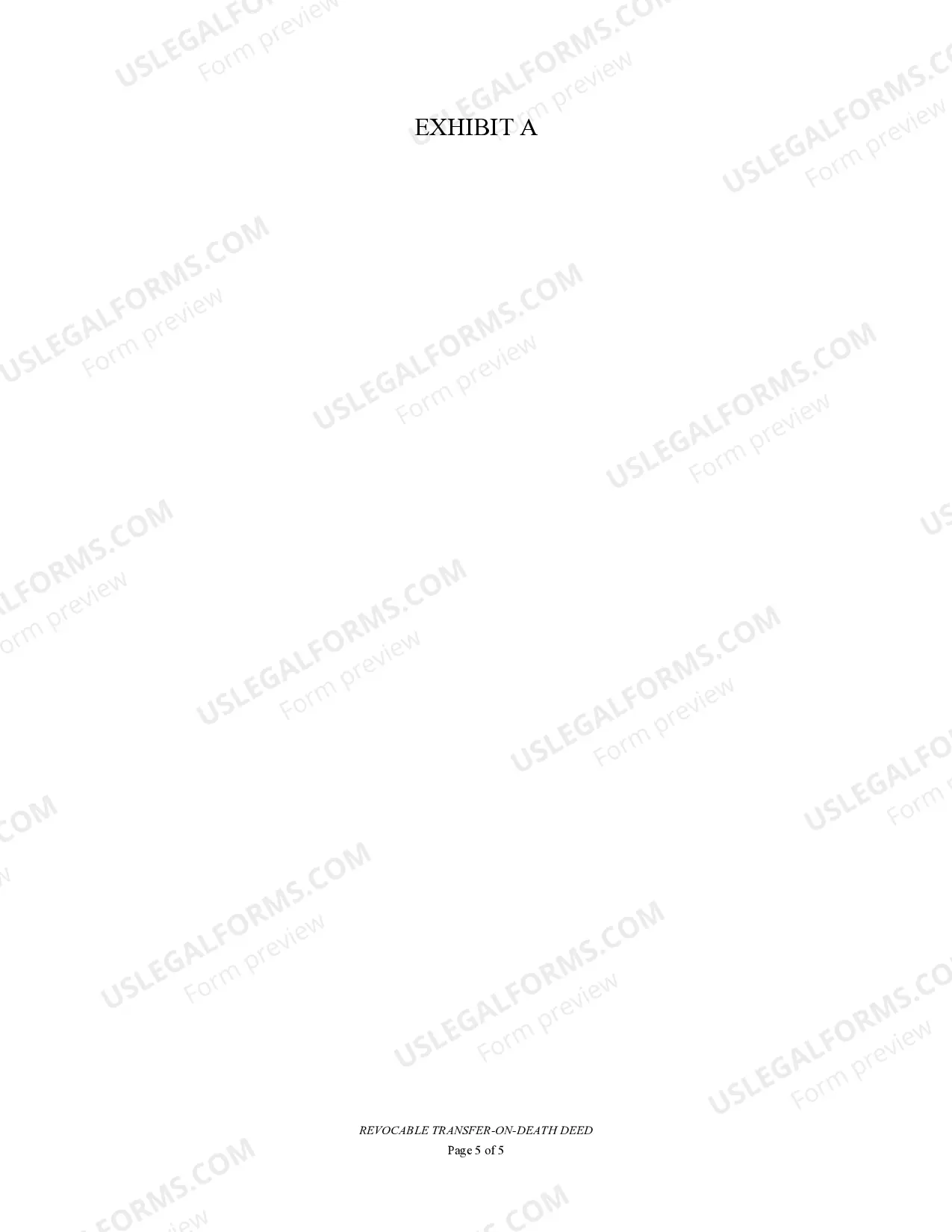 Preview Transfer on Death Deed or TOD - Beneficiary Deed for Husband and Wife to Business Entity