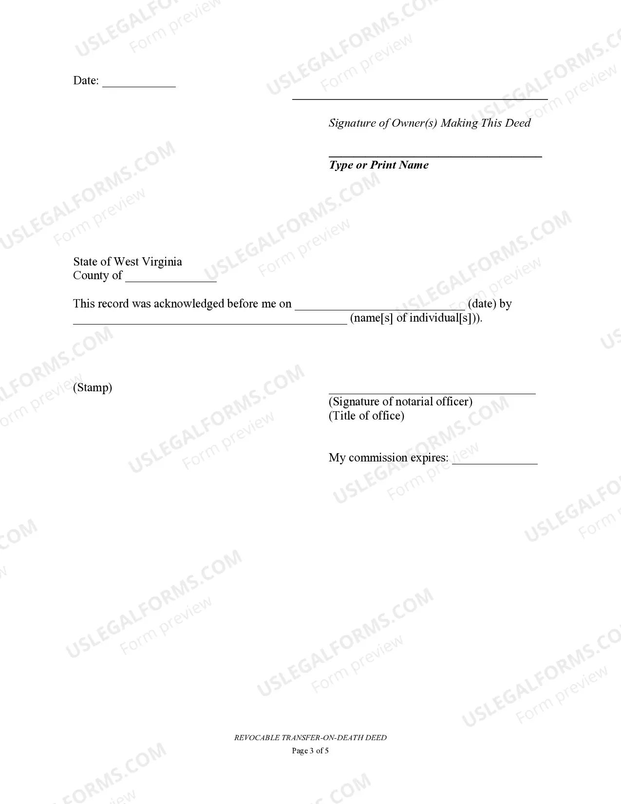 Preview Transfer on Death Deed or TOD - Beneficiary Deed for Husband and Wife to Husband and Wife Beneficiaries