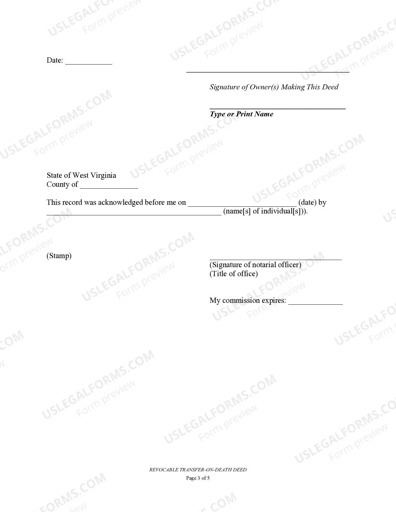 Preview Transfer on Death Deed or TOD - Beneficiary Deed for One Individual to Multiple Individuals