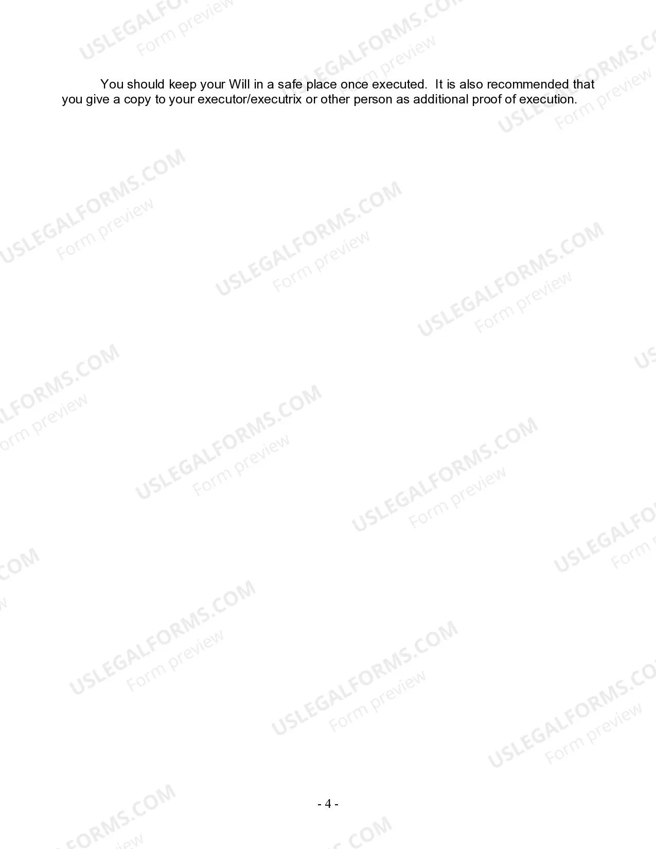 Preview Mutual Wills Package for Married Couple with Adult Children