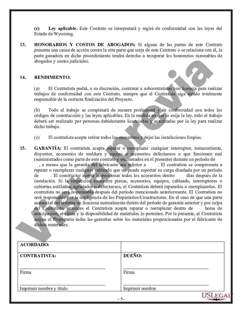 Preview Contrato Eléctrico para Contratista