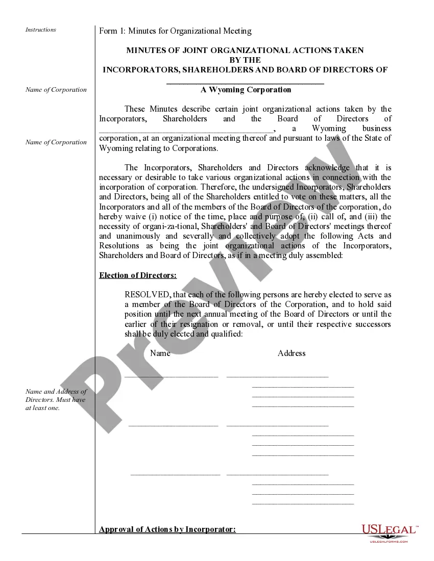 Preview Corporate Records Maintenance Package for Existing Corporations