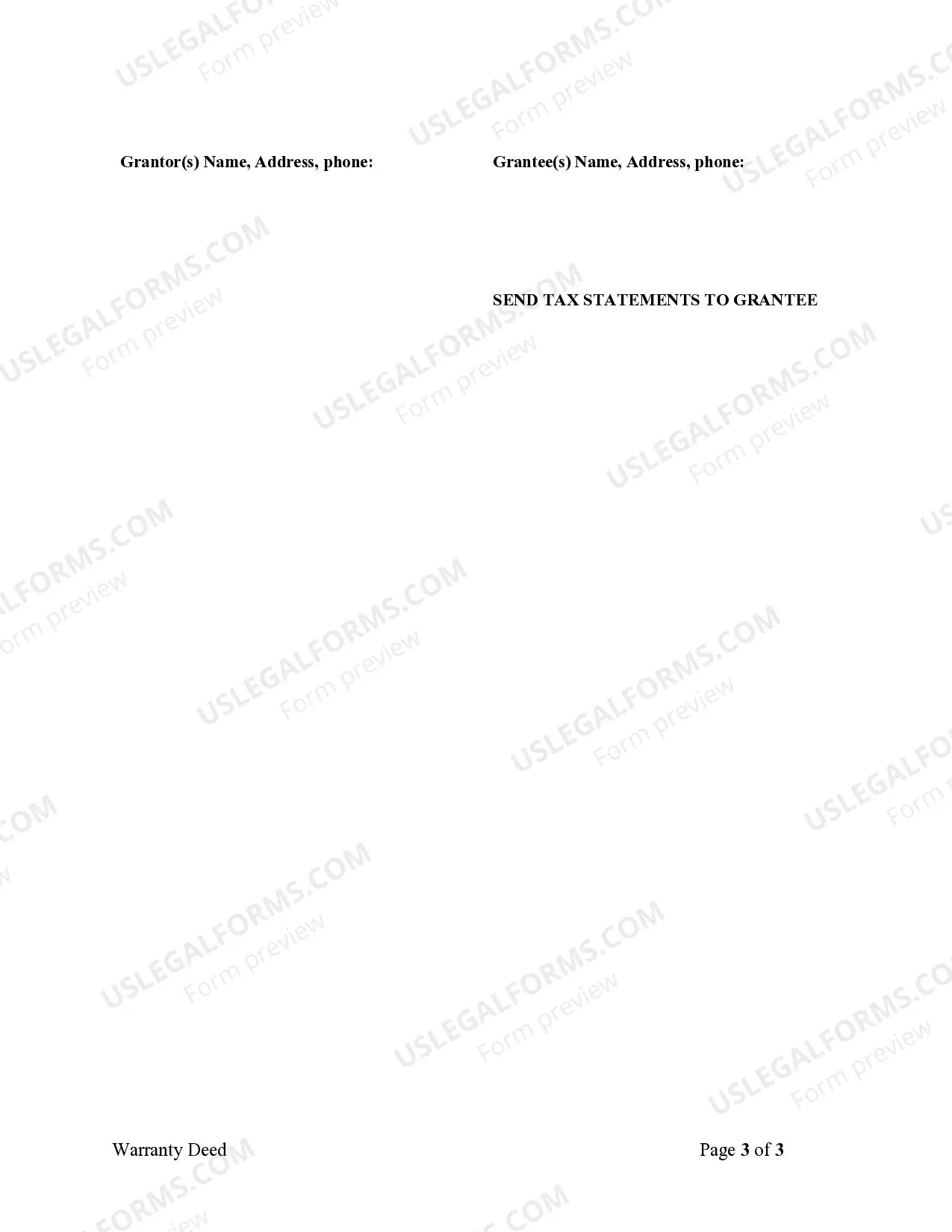 Preview Warranty Deed from Corporation to Individual