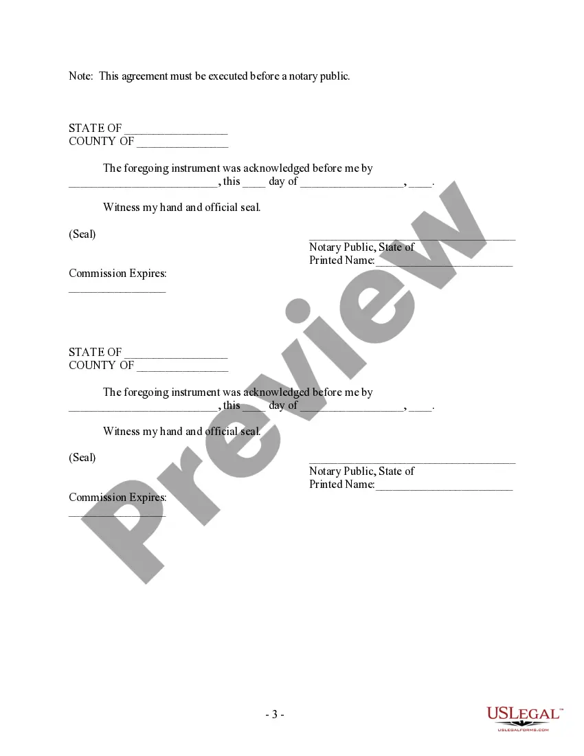 Preview Revocation of Postnuptial Property Agreement