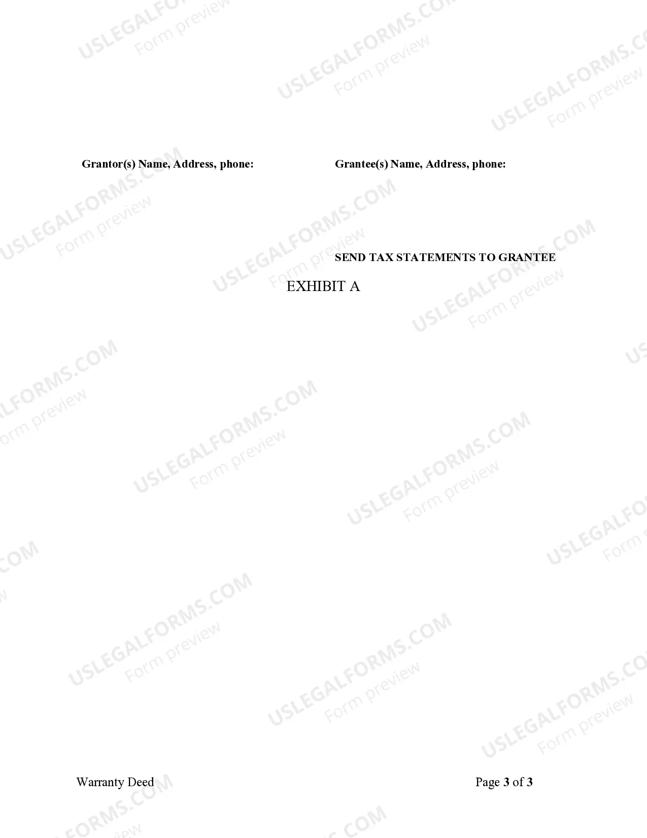 Preview Warranty Deed from Husband and Wife to an Individual