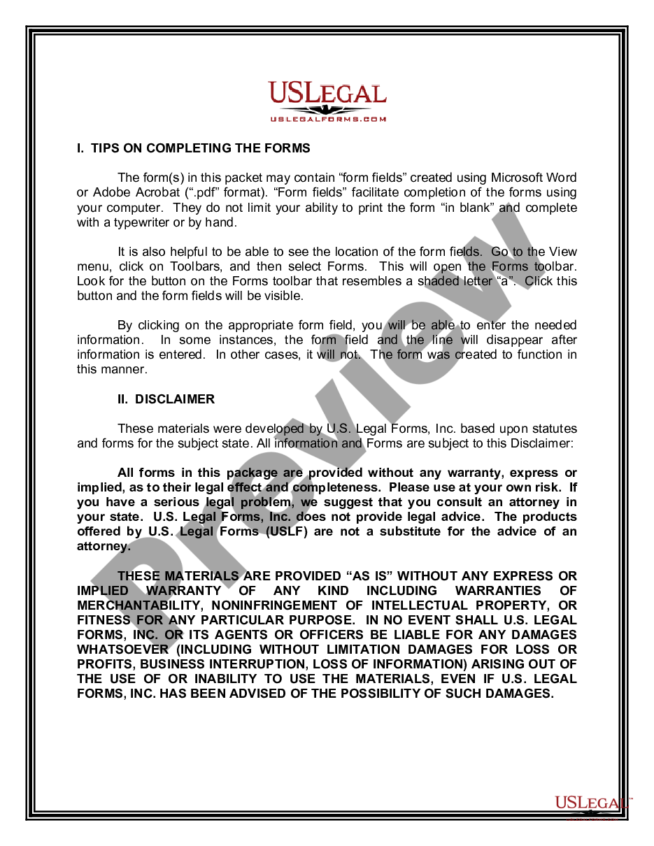 page 1 Quitclaim Deed - Trust to Husband and Wife preview