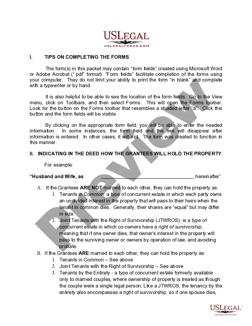 Preview Quitclaim Deed - Trust as Grantor to Husband and Wife as Grantees