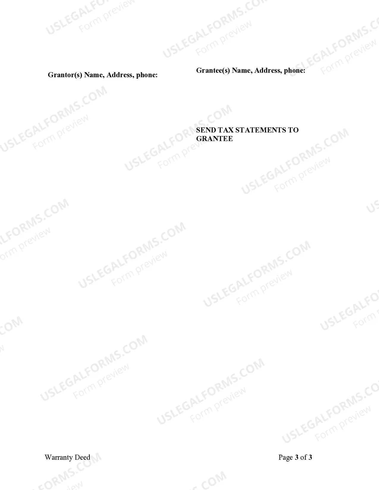 Preview Warranty Deed from Individual to LLC