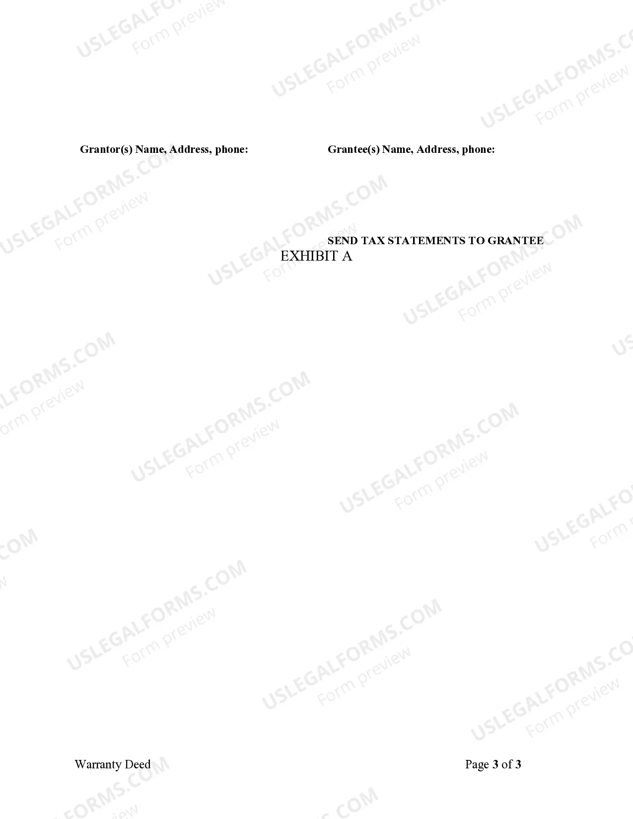 Preview Warranty Deed from Husband and Wife to LLC