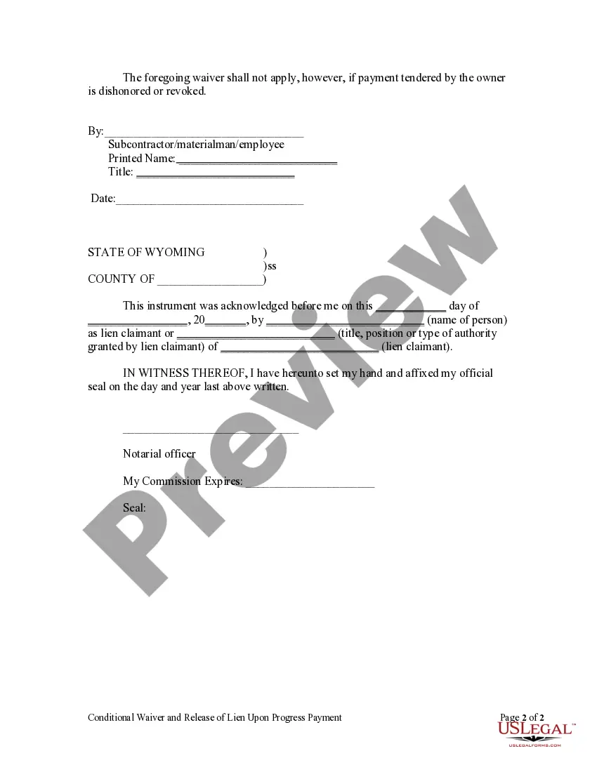 Get Lien Waiver Preview Lien Waiver