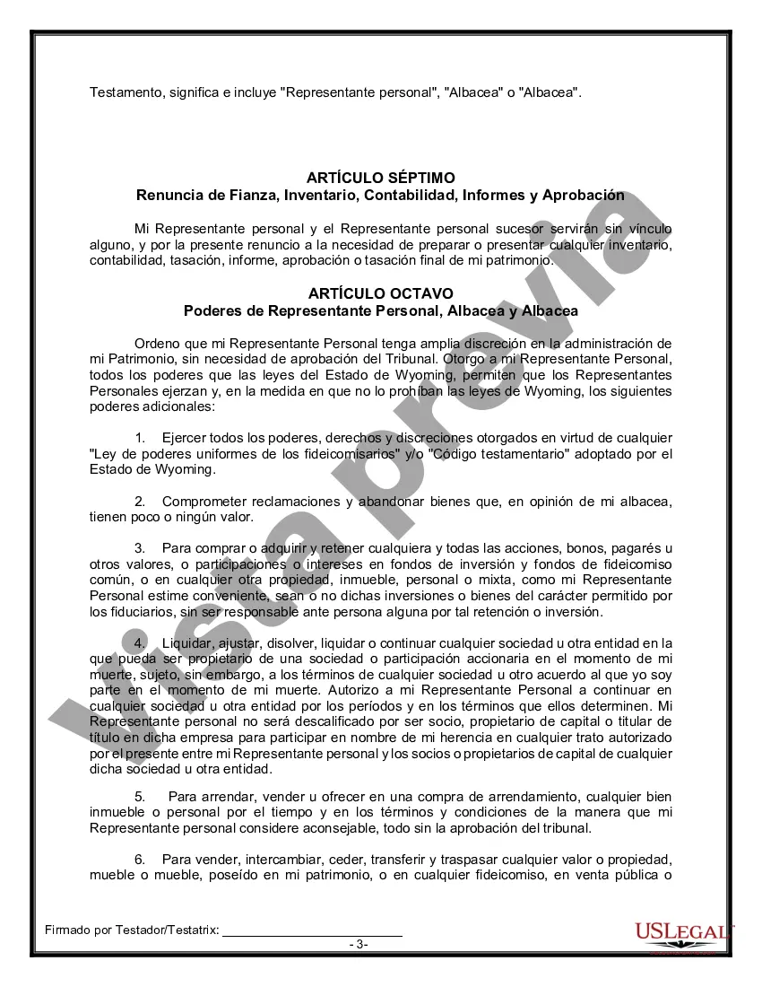 Preview Testamentos mutuos que contienen última voluntad y testamentos para personas solteras que viven juntas sin hijos