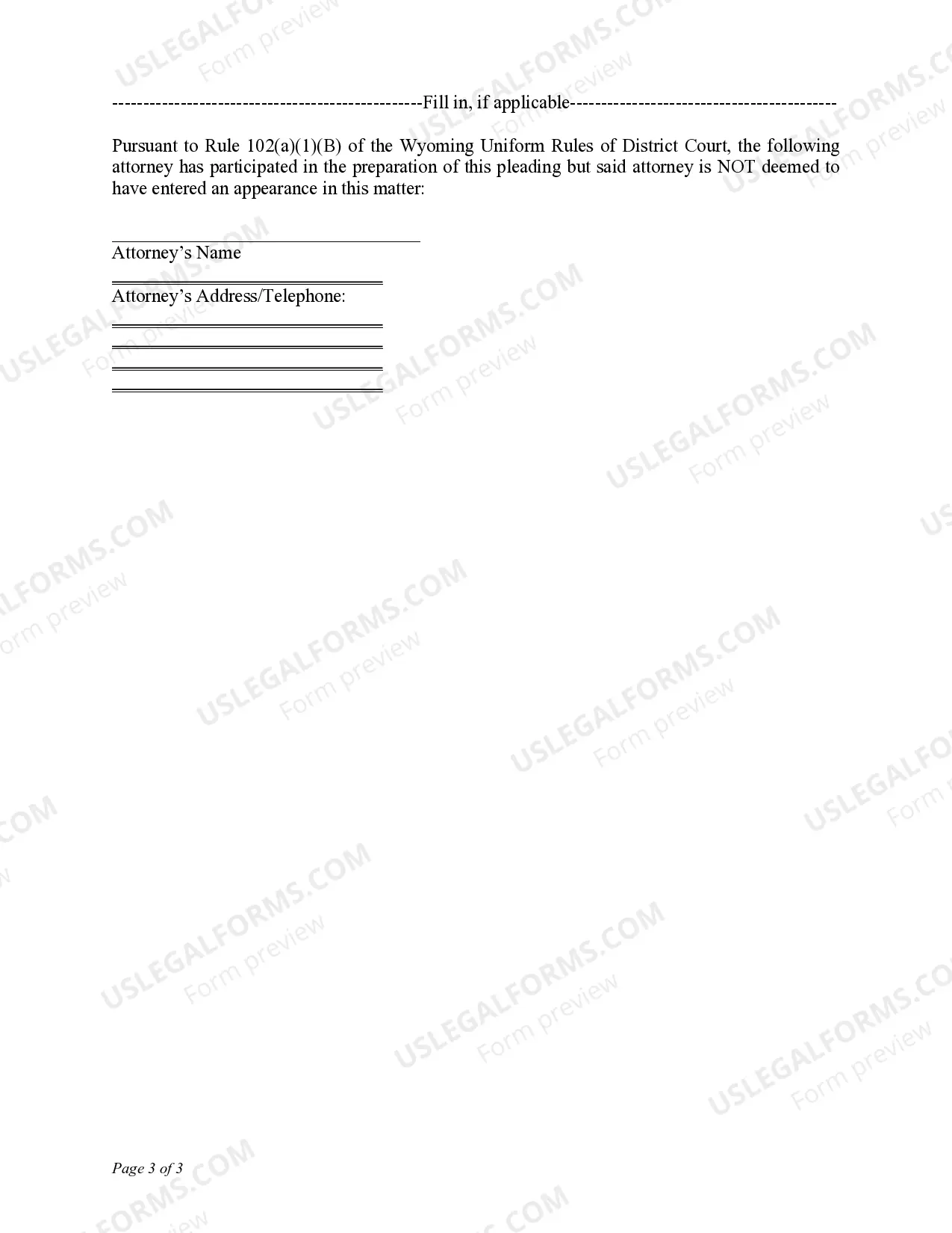 Preview Complaint for Annulment