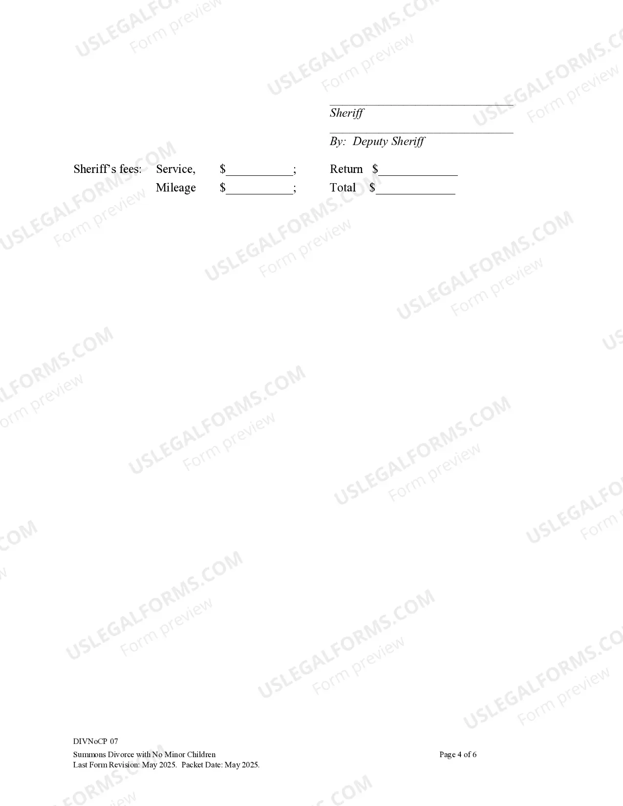 Preview Summons