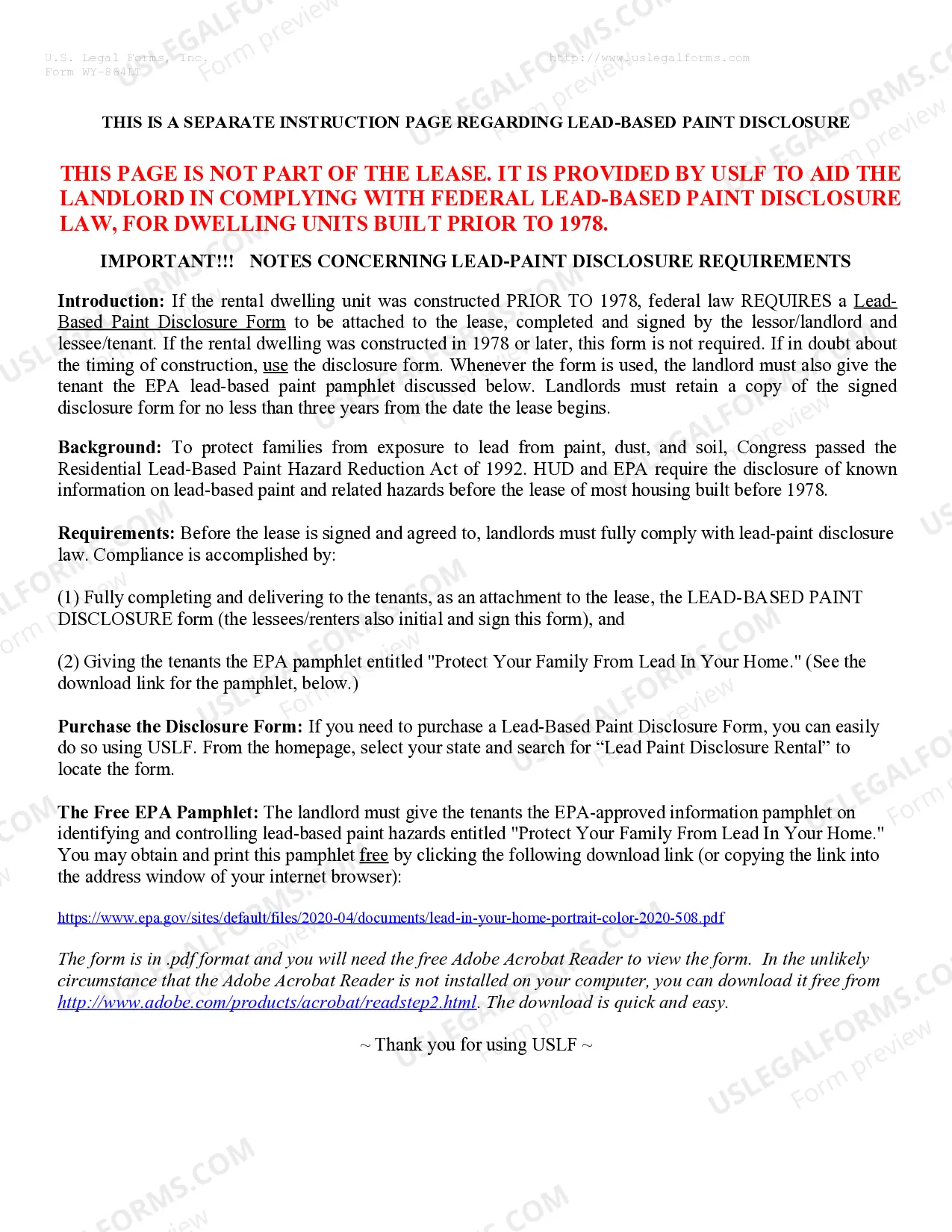 Preview Residential Rental Lease Agreement