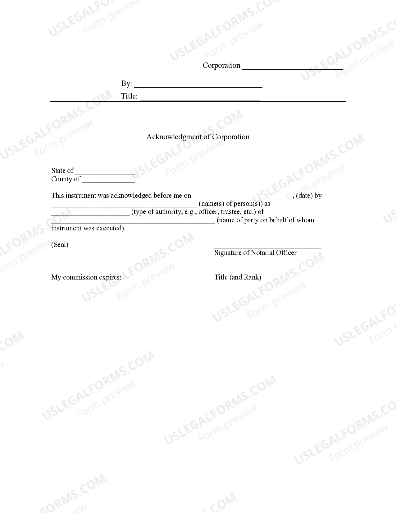 Preview Bill of Sale with Warranty for Corporate Seller